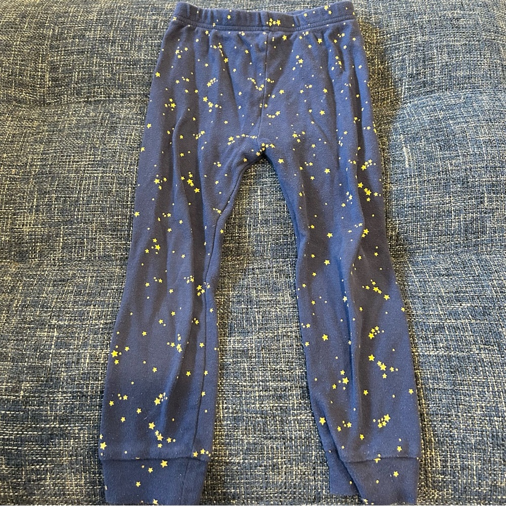 ☀️ 3/$15 Owlivia 100% Organic Cotton Baby Pajama Pants Starry Sky Navy Blue